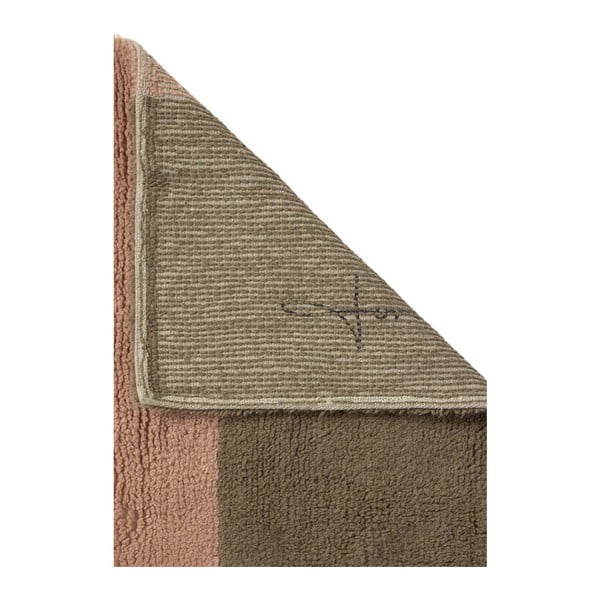 Covor tip traversă țesut manual din lână 80x230 cm Chroma Dusty Pink – Lorena Canals-image-4