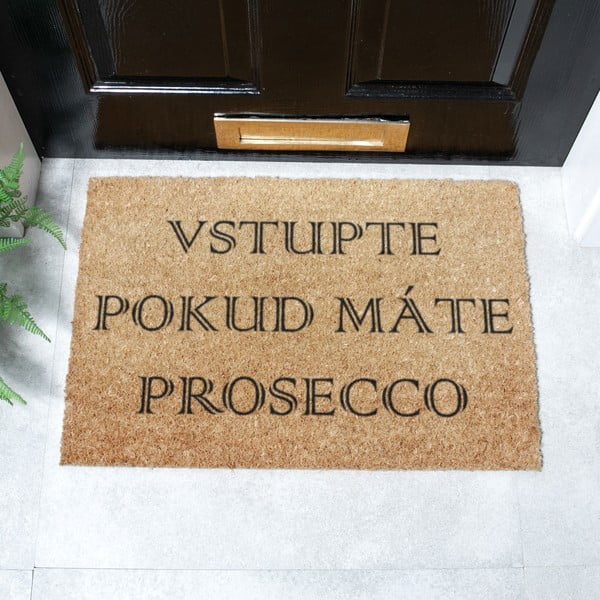 Covoraș de intrare din fibre de nucă de cocos 40x60 cm Prosecco – Artsy Doormats-image-2