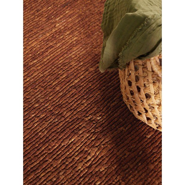 Covor maro țesut manual rotund din lână ø 200 cm Bexley Woolwich – Ted Baker-image-4