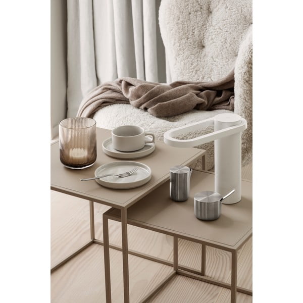 Suport lumânări din sticlă Blomus Ven, ø 14 cm, maro-image-1