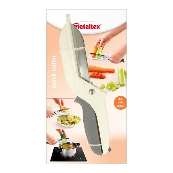 Foarfece universal pentru verdețuri sau carne Metaltex, lungime 25 cm-image-4