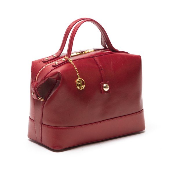 Poșetă din piele Anna Luchini 355 Rosso-image-1
