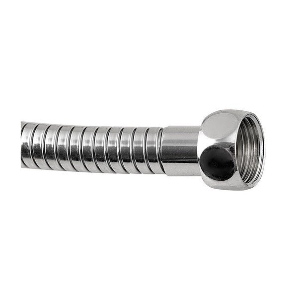 Furtun de duș argintiu lucios din oțel inoxidabil Powerflex – Sapho-image-1