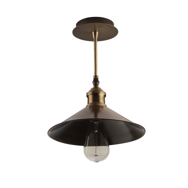 Plafonieră bronz cu abajur din metal ø 24 cm Berceste – Opviq lights-image-2