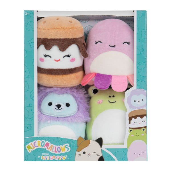 Jucării de pluș 4 buc. Micromallows 4Pack – SQUISHMALLOWS-image-1
