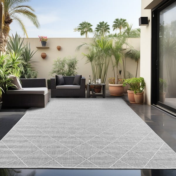 Covor de exterior gri 80x150 cm Zagora – Ayyildiz Carpets-image-2