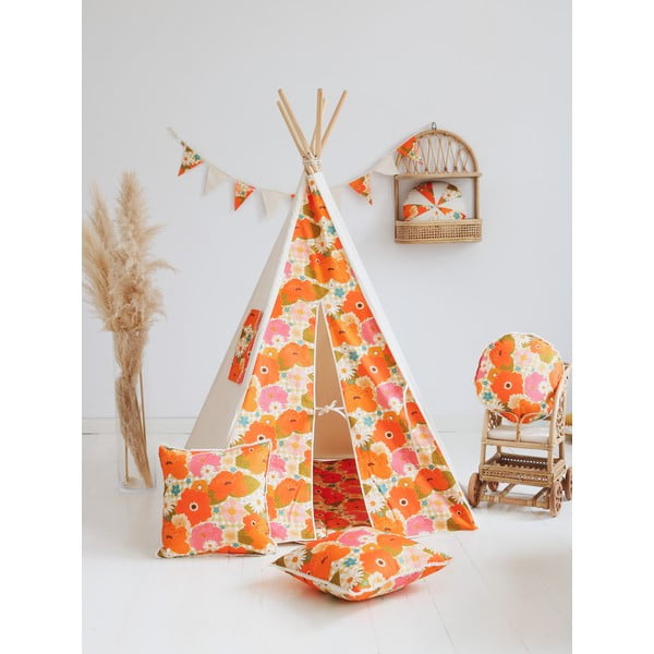 Cort teepee pentru copii  Picnic with Flowers – Moi Mili-image-4