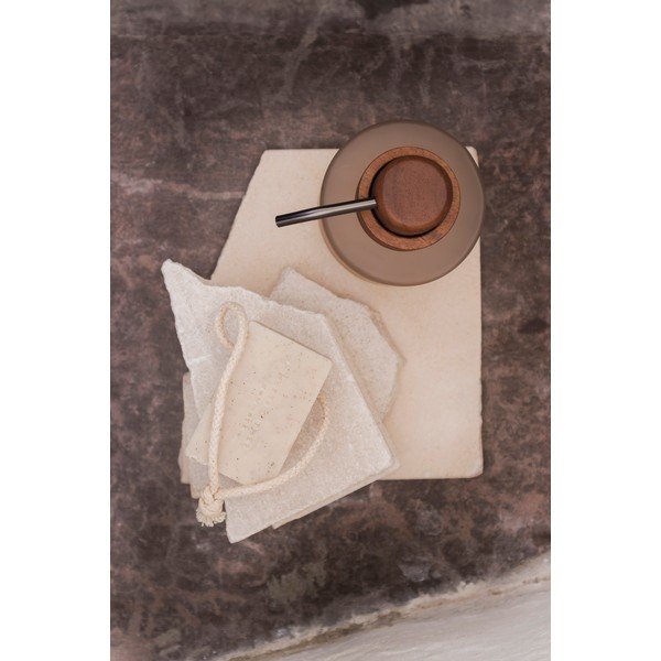 Dozator de săpun lichid bej din sticlă 310 ml Modest – Mette Ditmer Denmark-image-3