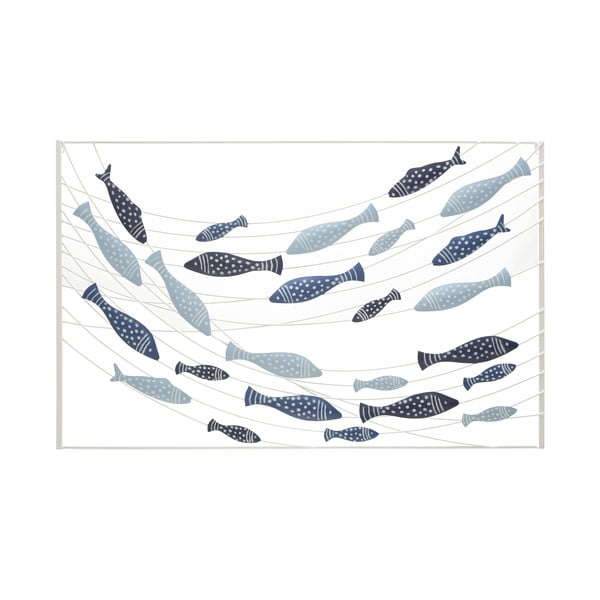 Decorațiune de perete din metal 96,5x61 cm Pesci – Mauro Ferretti