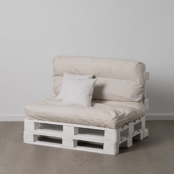 Perne pentru scaune de grădină albe/bej 4 buc. pentru paleți 80x112 cm – Ixia-image-1