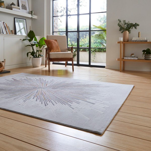 Covor albastru deschis/roz deschis 120x170 cm Creation – Think Rugs-image-2