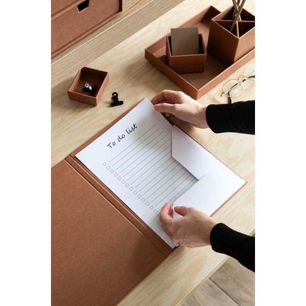 Organizator pentru documente din carton Paulina Restore Paper Laminate A4 – Bigso-image-4