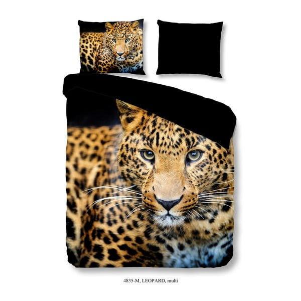 Lenjerie de pat din micropercal Pure Wild Leopard, 240 x 200 cm