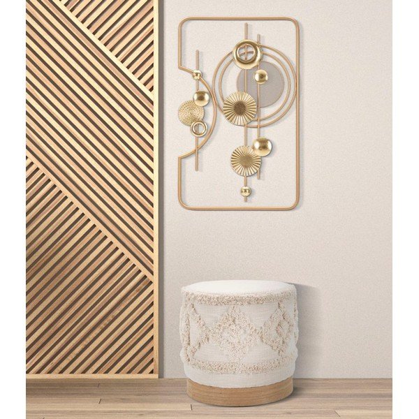 Decorațiune de perete din metal 49,5x80 cm Goldy – Mauro Ferretti-image-1