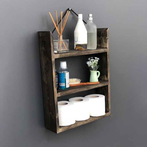 Etajeră suspendată din lemn House, 35 x 48 x 10 cm-image-4