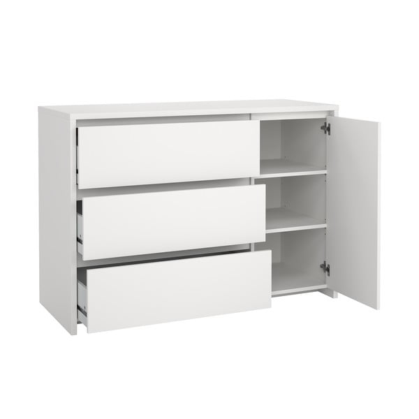 Comodă albă 119x84x48 cm Next – Tvilum-image-4