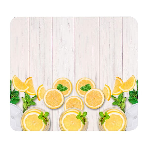 Protecție pentru peretele de la aragaz din sticlă temperată 50x56 cm Lemons – Wenko