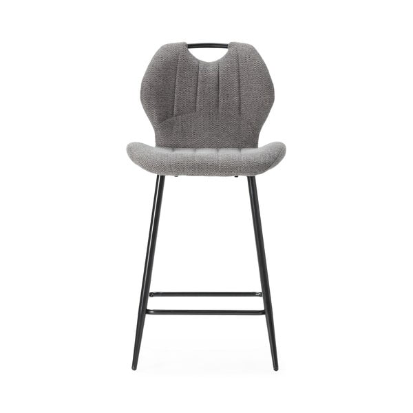 Scaune de bar gri 2 buc. (înălțime șezut 65 cm) Muli – Marckeric-image-2