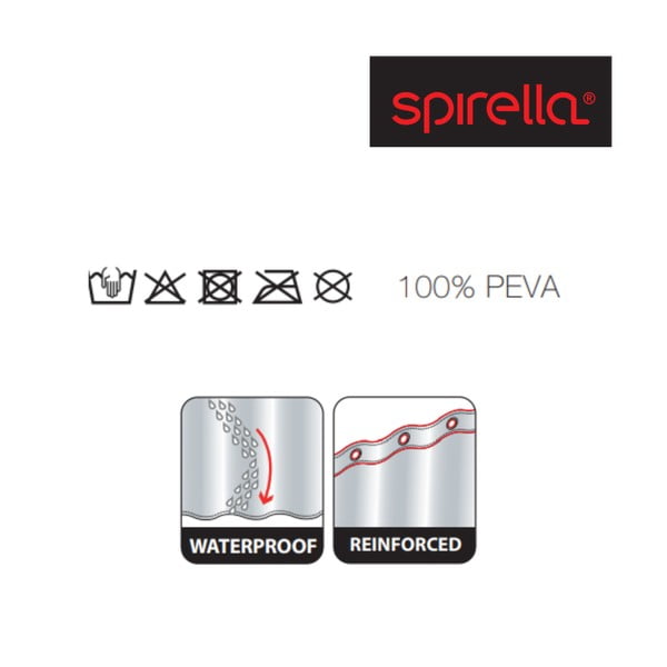 Perdea de duș 180x200 cm Kuapa – Spirella-image-1