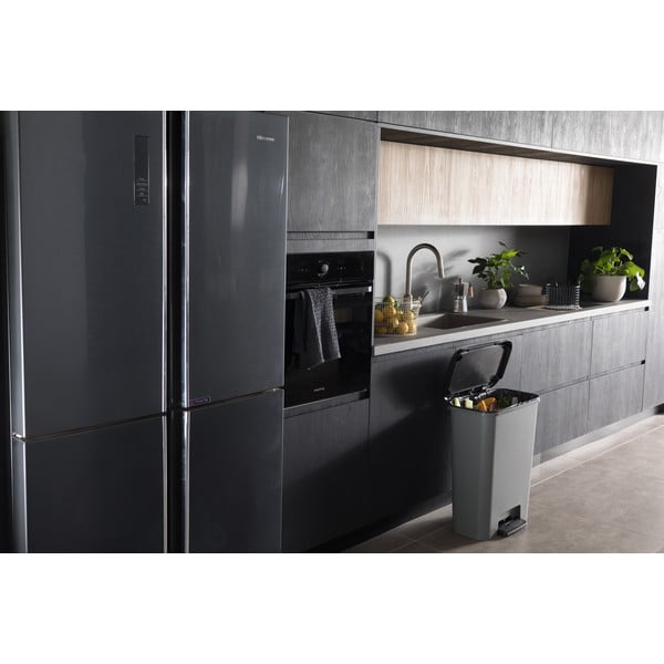 Coș de gunoi din plastic cu pedală 50 l Compatta - Curver-image-1