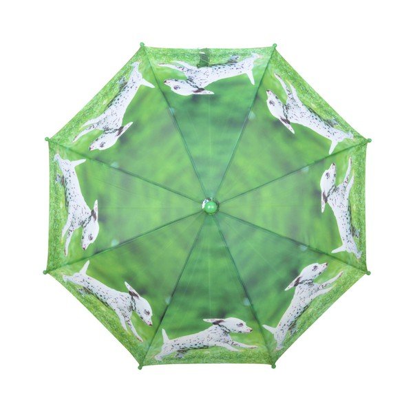 Umbrelă cu model cu câini Esschert Design Animals, verde-image-1