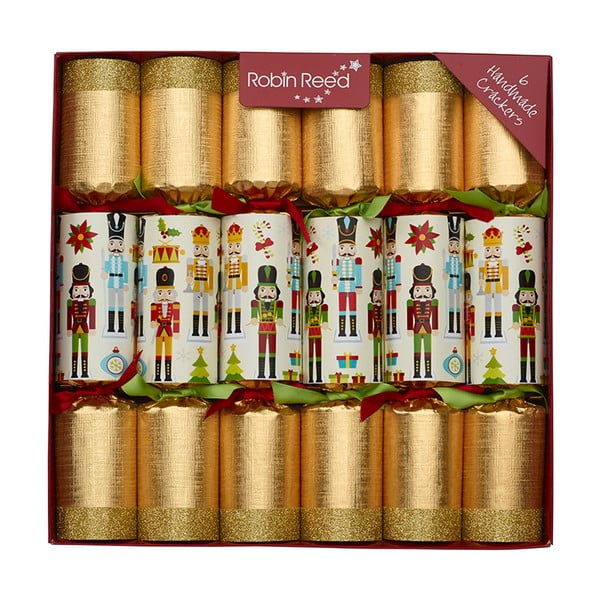 Pocnitori de Crăciun din hârtie în set de 6 Nutcracker - Robin Reed