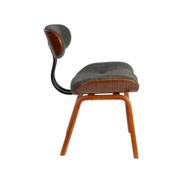 Scaun de dining gri/maro tapițat Blackwood – Dutchbone-image-3