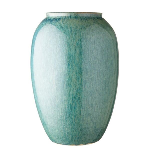Vază din gresie ceramică Bitz, înălțime 50 cm, verde