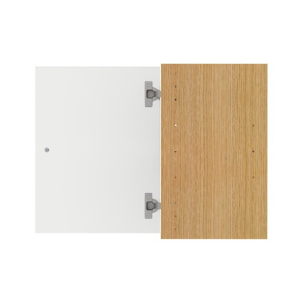 Modul cu uși pentru sistem de rafturi modulare alb 33x43,5 cm Z Cube - Tenzo-image-4