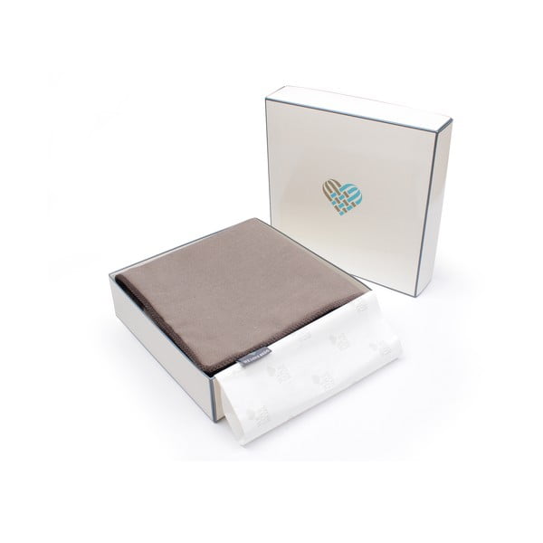 Față de pernă WeLoveBeds Flax Dark Chocolate, 50 x 50 cm, maro închis-image-4