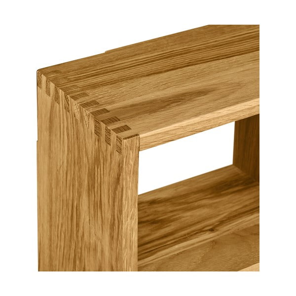 Raft în culoare naturală etajat din lemn de stejar 15 cm Townsville – House Nordic-image-4