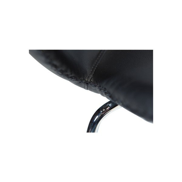 Scaun cu picioare metalice DAN–FORM Butterfly, negru-image-2