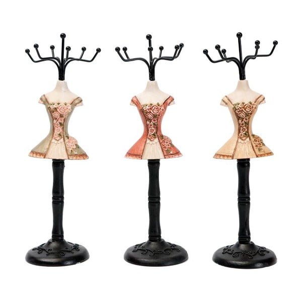 Set 3 decorațiuni cu figurine Antic Line Rose Dress