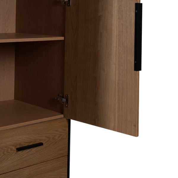 Șifonier în culoare naturală cu aspect de lemn de frasin 104x203 cm – Ixia-image-4