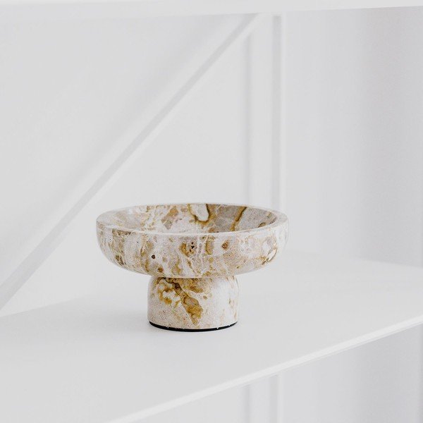 Bol decorativ din marmură ø 20 cm Opus – S|P Collection-image-1