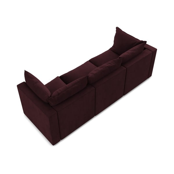 Canapea burgundy 255 cm Manao – Makamii-image-3