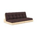 Canapea maro închis extensibilă 196 cm Base – Karup Design