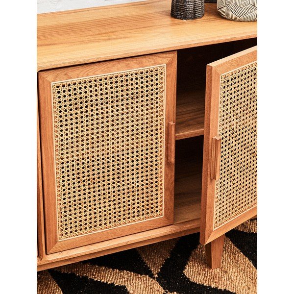 Comodă în culoare naturală din lemn de stejar Lyon – Premier Housewares-image-2