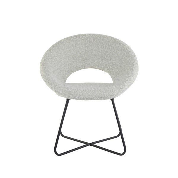 Fotoliu alb cu tapițerie din stofă bouclé Antony – Light & Living-image-4