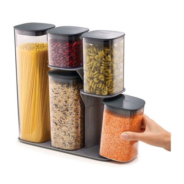 Recipiente 5 buc. pentru alimente Podium – Joseph Joseph-image-2