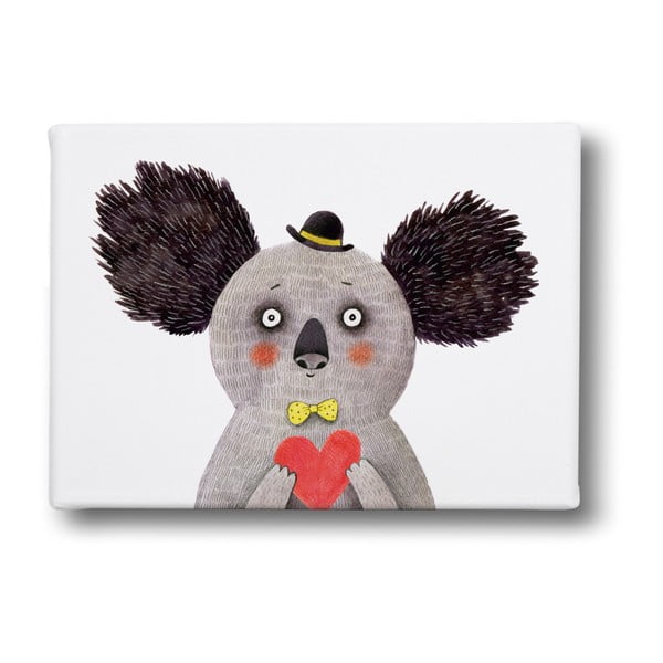 Tablou Mr. Little Fox Koala in Love