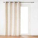 Draperie bej din catifea 135x260 cm Eva – douceur d'intérieur