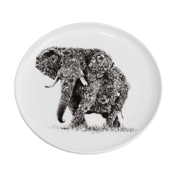 Farfurie din porțelan Maxwell & Williams Marini Ferlazzo Elephant, ø 20 cm, alb