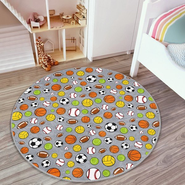 Covor pentru copii ø 80 cm Comfort – Mila Home-image-3