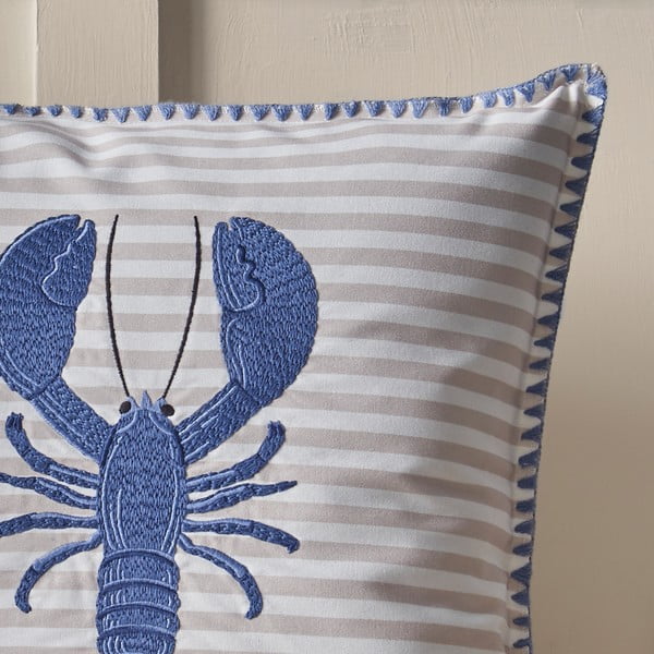Pernă pentru copii 45x45 cm Lobster Embroidered – Catherine Lansfield-image-2