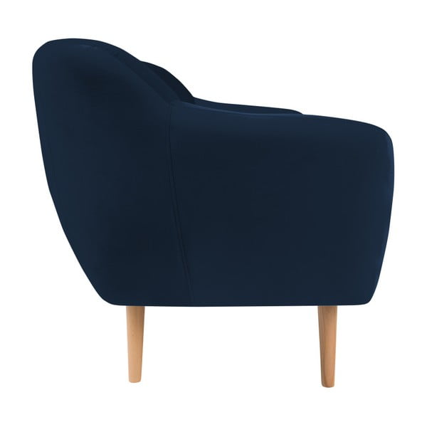 Canapea cu 2 locuri Mazzini Sofas AMELIE, albastru închis-image-4