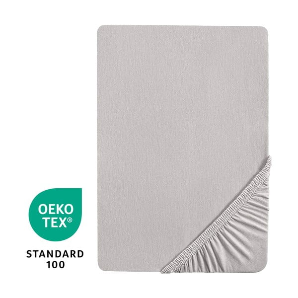 Cearceaf pentru copii din bumbac organic pentru pătuț cu elastic 40x90 cm Lil Planet – Roba-image-3