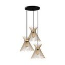 Lustră aurie din metal ø 34 cm Izmir – Squid Lighting