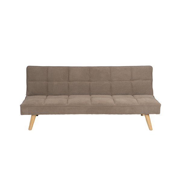 Canapea bej extensibilă cu tapițerie din chenille 175 cm – Ixia