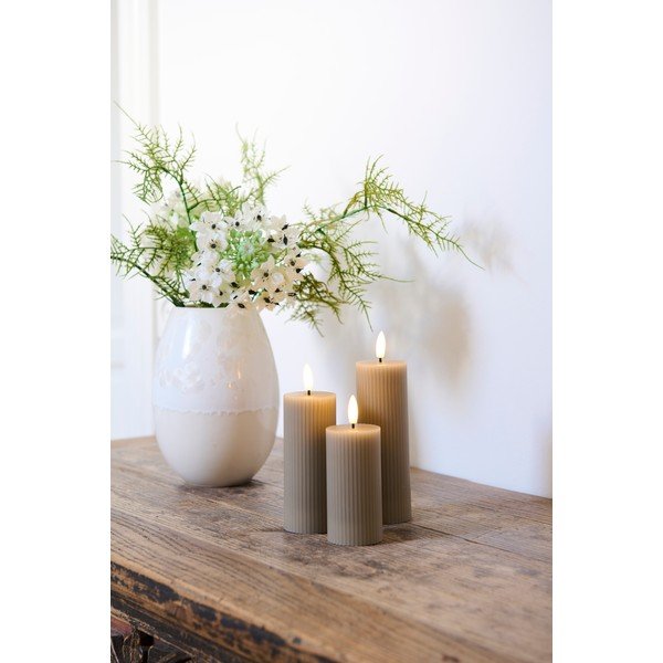 Decorațiuni luminoase gri 3 buc. Smilla – Sirius-image-1